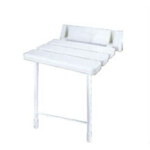 Ducha inflable ajustable silla de baño de asiento de acrílico con asiento adecuado